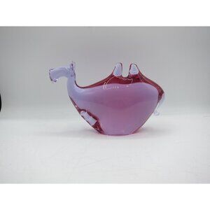 Zelezny Brod Sklo ZBS - Purple - Two Hump Camel Figurine Glass Paperweight